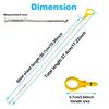 Engine Oil Dipstick Suitable No. 8E5Z6750C for Ford Escape 2009-2012, for Ford Fusion 2010-2012, for Lincoln MKZ 2011-2012 Oil Level Indicator