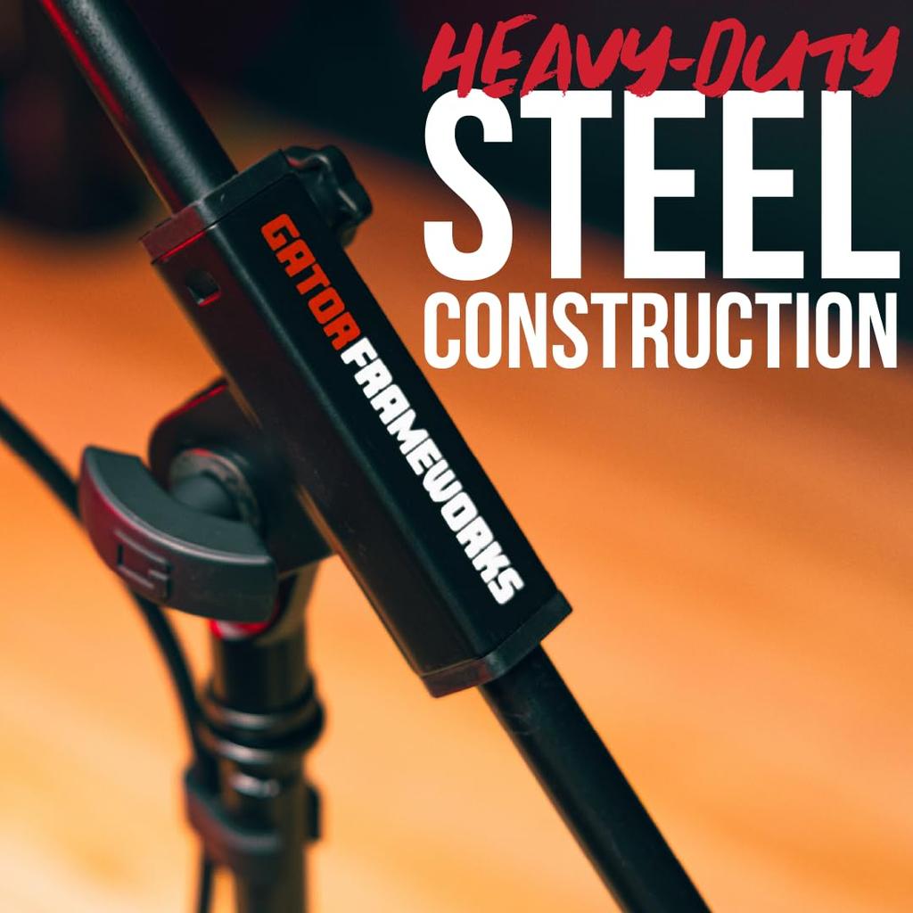 GATOR Frameworks Gator Frameworks Microphone Stand, Short Boom Type (for Bass Drums, Amplifiers, etc.) GFW-MIC-0821 [Official Japanese Product]