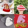 1Pc Christmas Resin Molds Silicone for Epoxy Resin Santa Hat Storage Container Resin Mold for Clay Plaster Gypsum Cement Molds