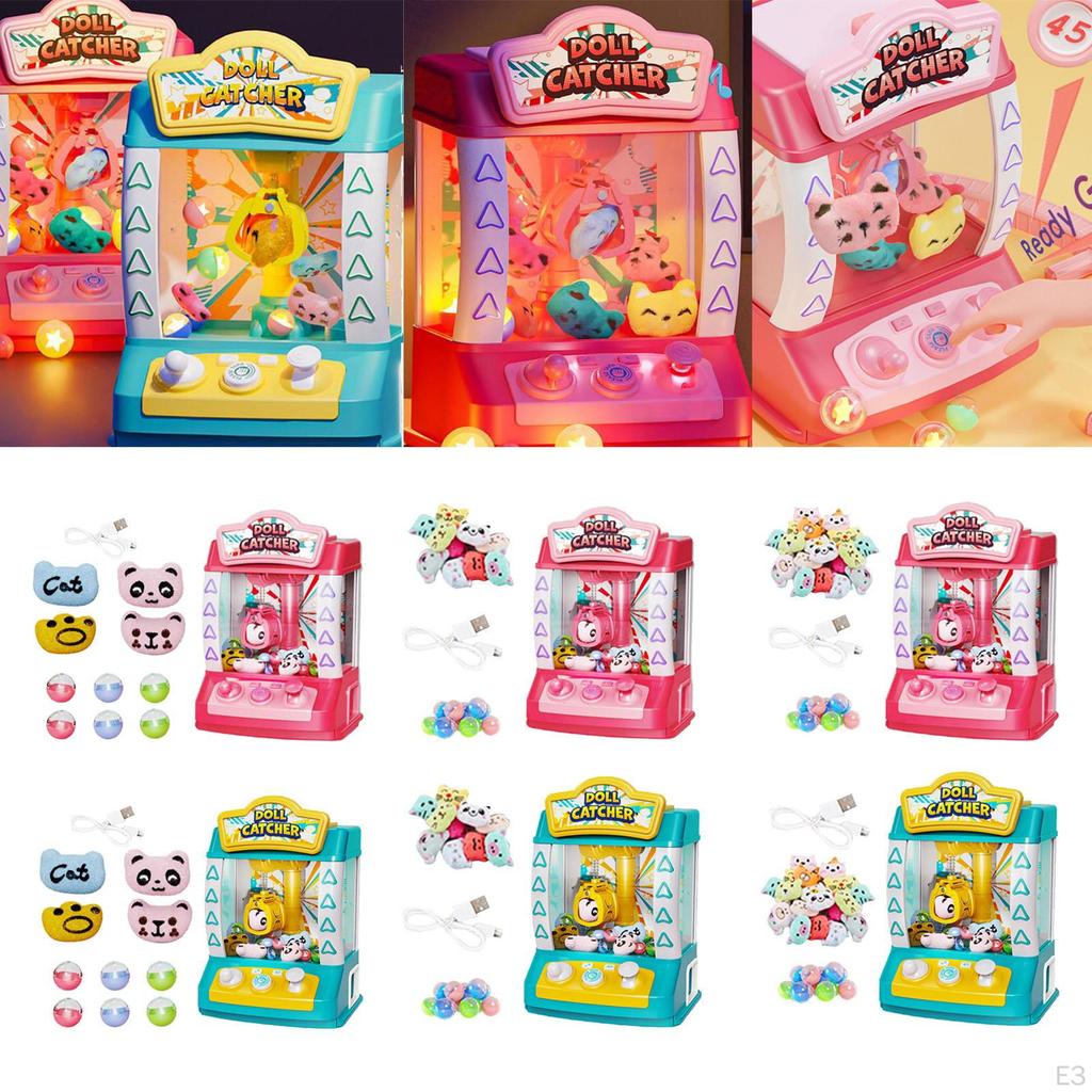 Arcade Candy Capsule Claw Game Prizes Toy, Electronic Small Toys, Machine for