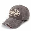 Unisex Washed Cotton Baseball Cap Letter Embroidered Vintage Snapback Hat Men And Women Streetwear Outdoor Sports Hats