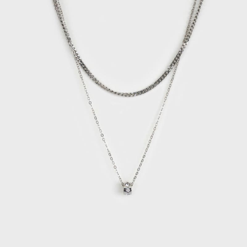 

LingerPiece [Unisex] Layered rondell necklace Free