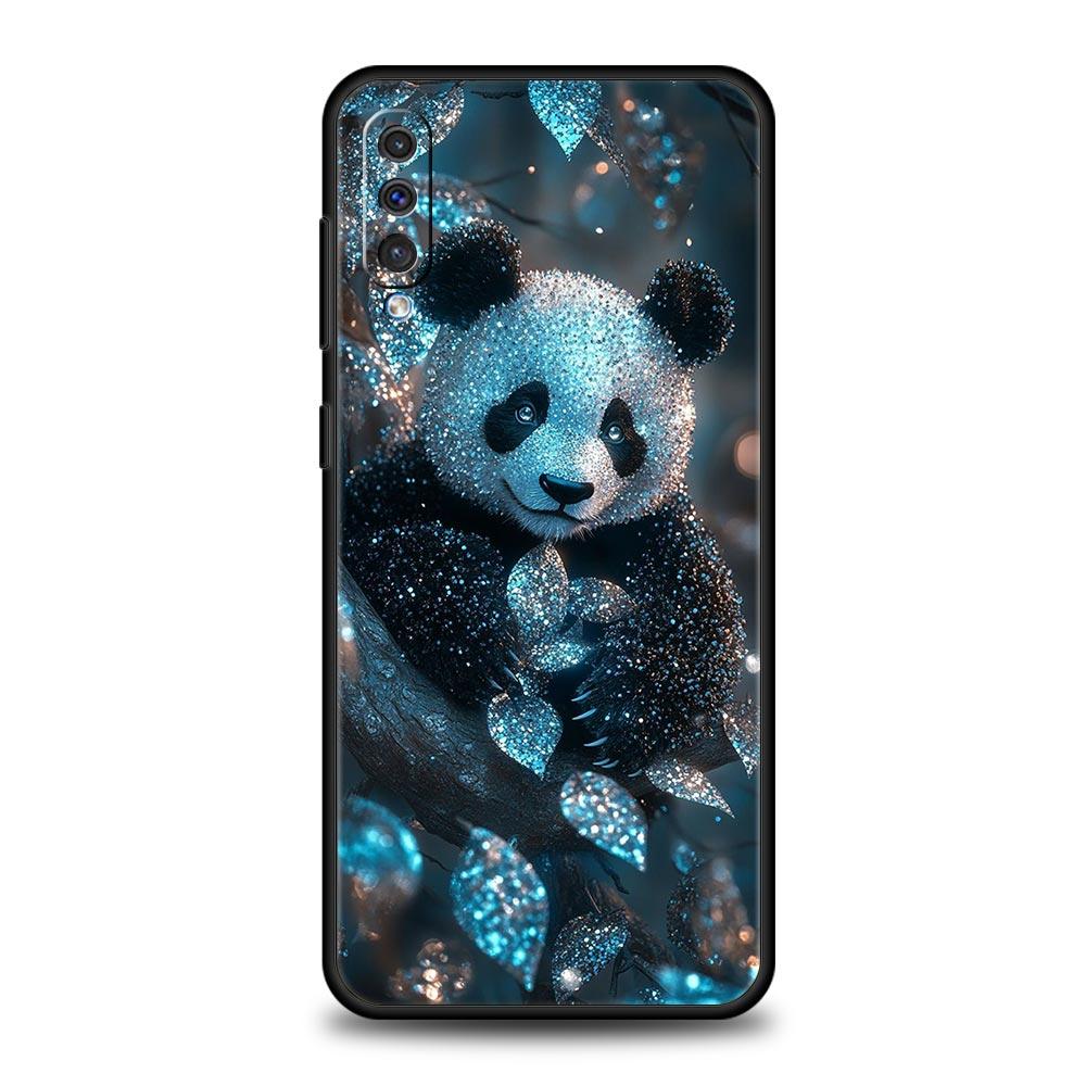Baby Panda Phone Case for Samsung Galaxy A56 A36 A26 A16 A34 A24 A42 A22 A20 A12 A40 A30 A10 5G Soft TPU Cover Shell Fundas Bags