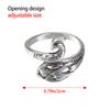 Adjustable Thimble Knitting Tools Finger Wear Crochet Loop Sewing Hook Open Ring Knitted Ring
