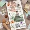 Journal Scrapbooking Tape Clear Printing White Kraft Paper Tape Diy Embellishments Good Adhesion Vintage Washi Tape For Diy