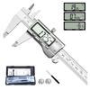 Stainless Steel Vernier Caliper Digital Micrometer with Large LCD Screen,Auto-Off Feature, Inch/Metric Conversion Measuring Tool