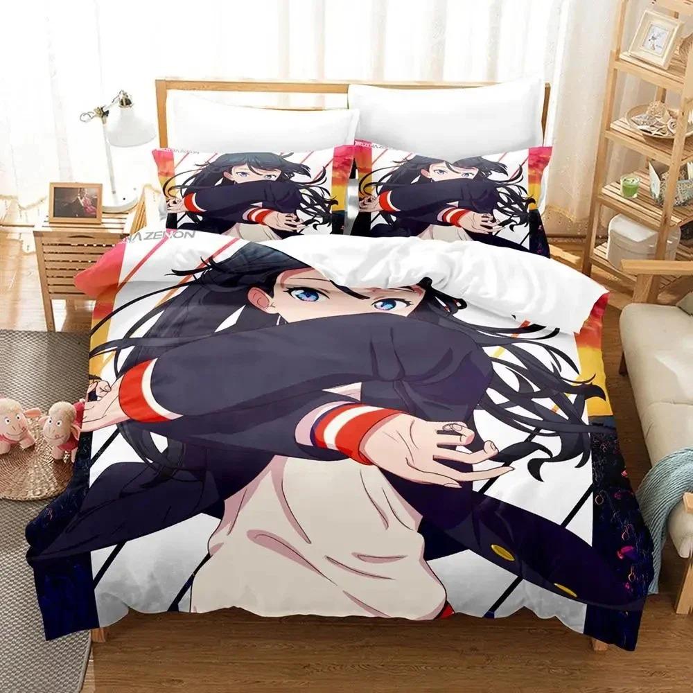 Anime SSSS.GRIDMAN Bedding Set Boys Girls Twin Queen Size Duvet Cover Pillowcase Bed Kids Adult Fashion Home TextileCustomizable