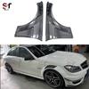 Mercedes-Benz C-Class W204 C63 Carbon Fiber Fender Mudguard Kit with Hole