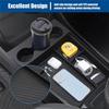 BT-Lower Center Console Organizer Tray With Cup Holder For Rivian R1T/R1S 2022-2024 Console Storage Box Accessories