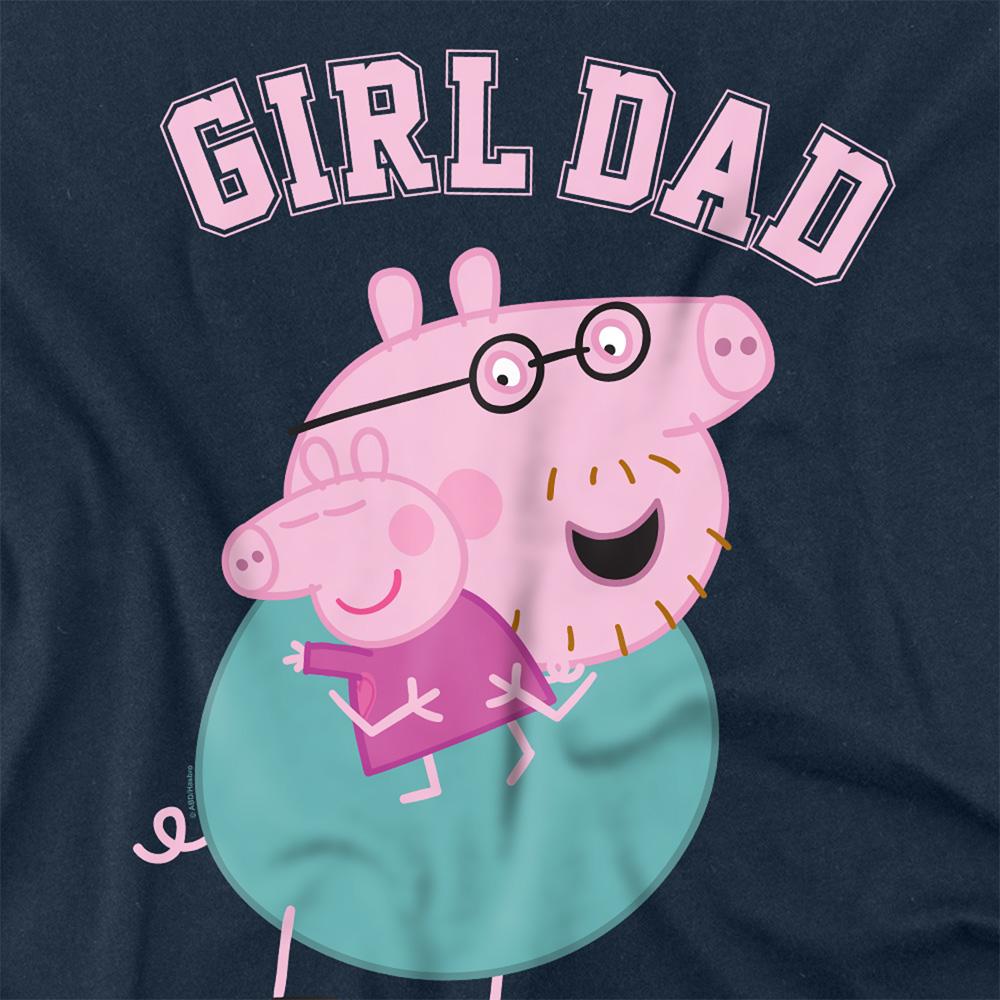 Peppa Pig Unisex Adult Girl Dad Long-Sleeved T-Shirt