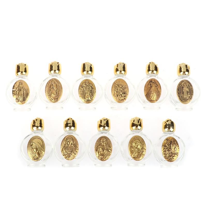 22 typů svěcené vody Ježíšova láhev Láhev náboženského kříže Láhev křesťanské panny Socha Láhev Láhev na svěcenou vodu