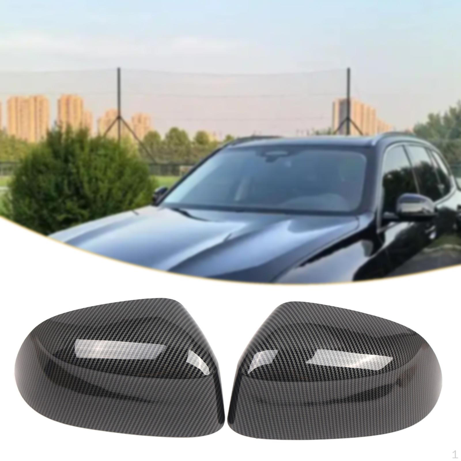 

2 шт. Крышки боковых зеркал заднего вида Запасные части Левая Правая 51167365113 для F15 x5 Авто