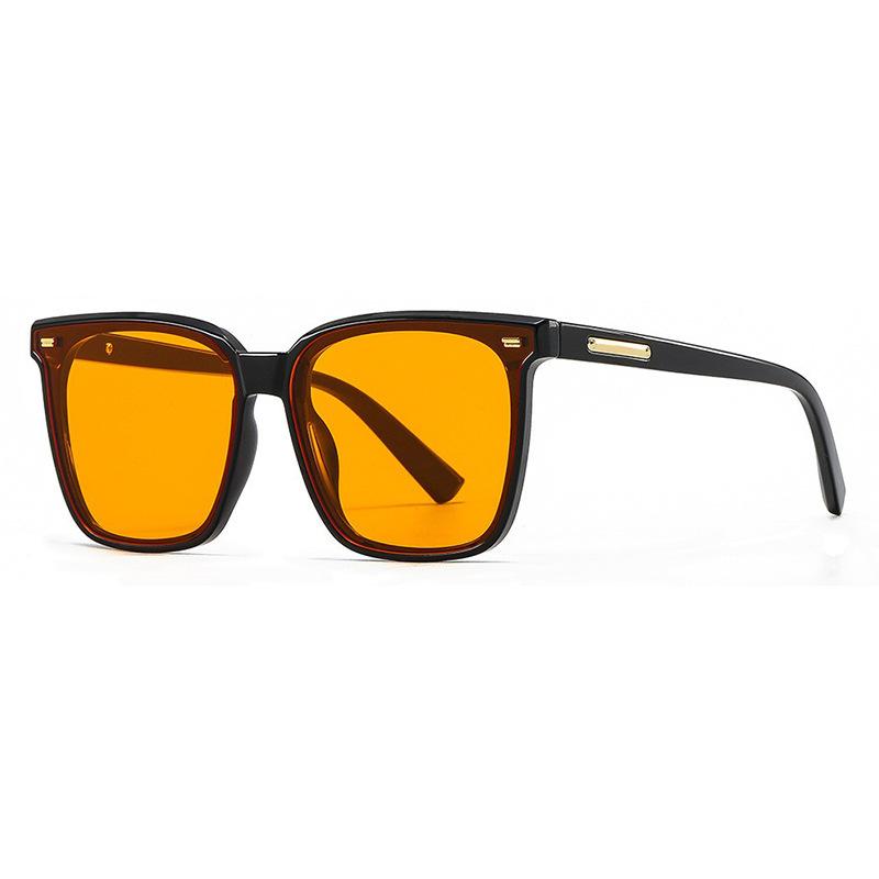 Fashionable Large Frame Square Sunglasses Unisex Sun Glasses Trendy Personality Popular Mirror Sunglasses Lentes De Sol Mujer