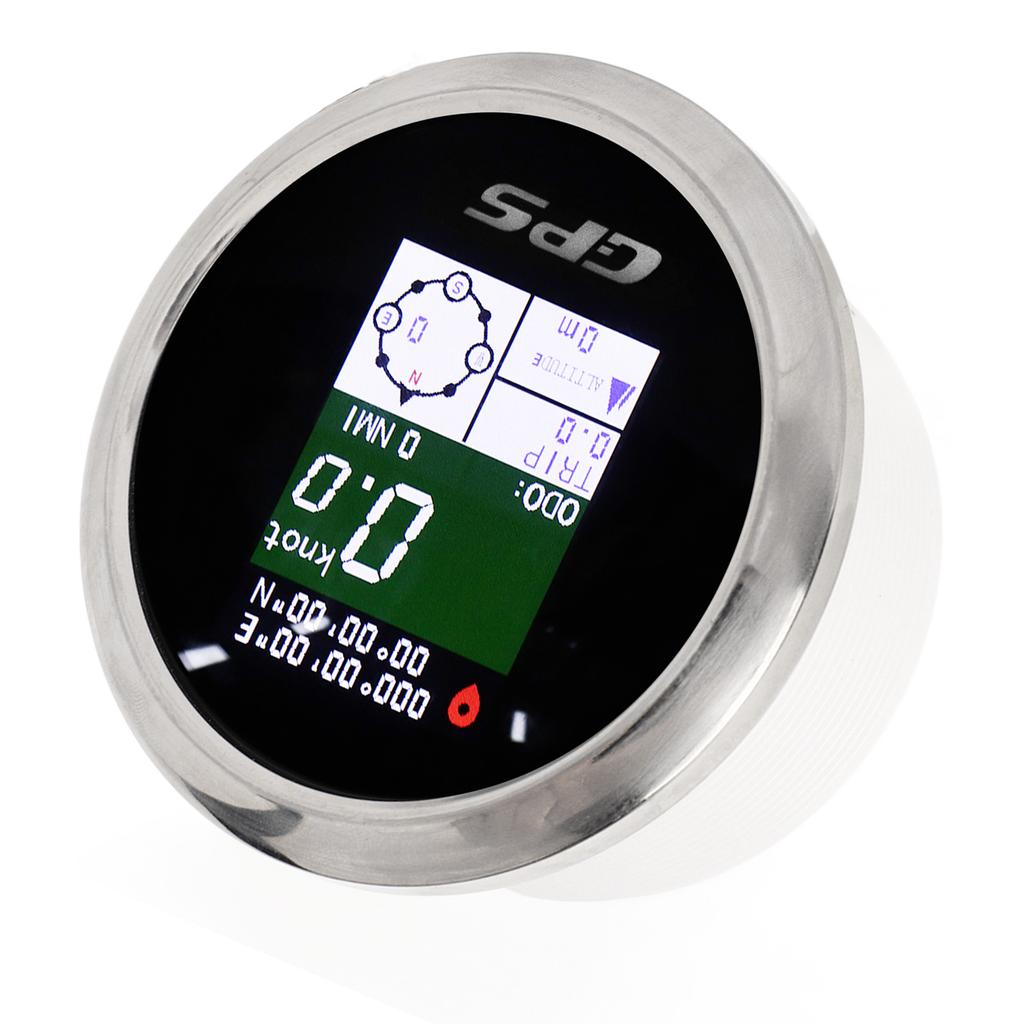 85mm GPS Speedometer 9‑32V TFT Screen Digital Display Speed Gauge Universal for Yacht RV Motorcycle