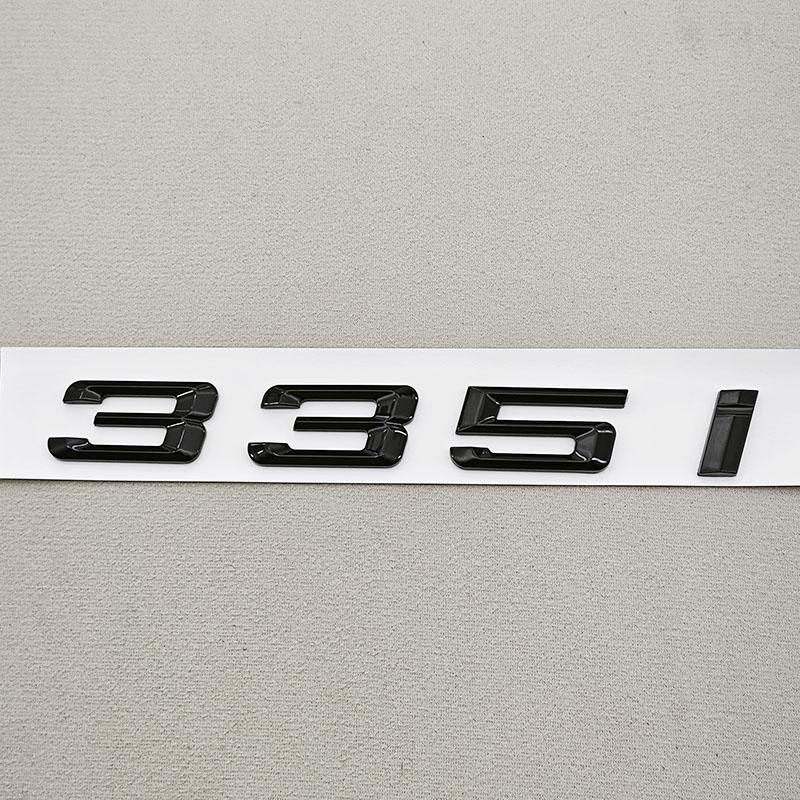 3D ABS Černé Logo Písmen Značka na Kufr 320i 325i 330i Nálepka Znak pro BMW Řady 3 320i 325i 330i 318i Označení Zadní Části