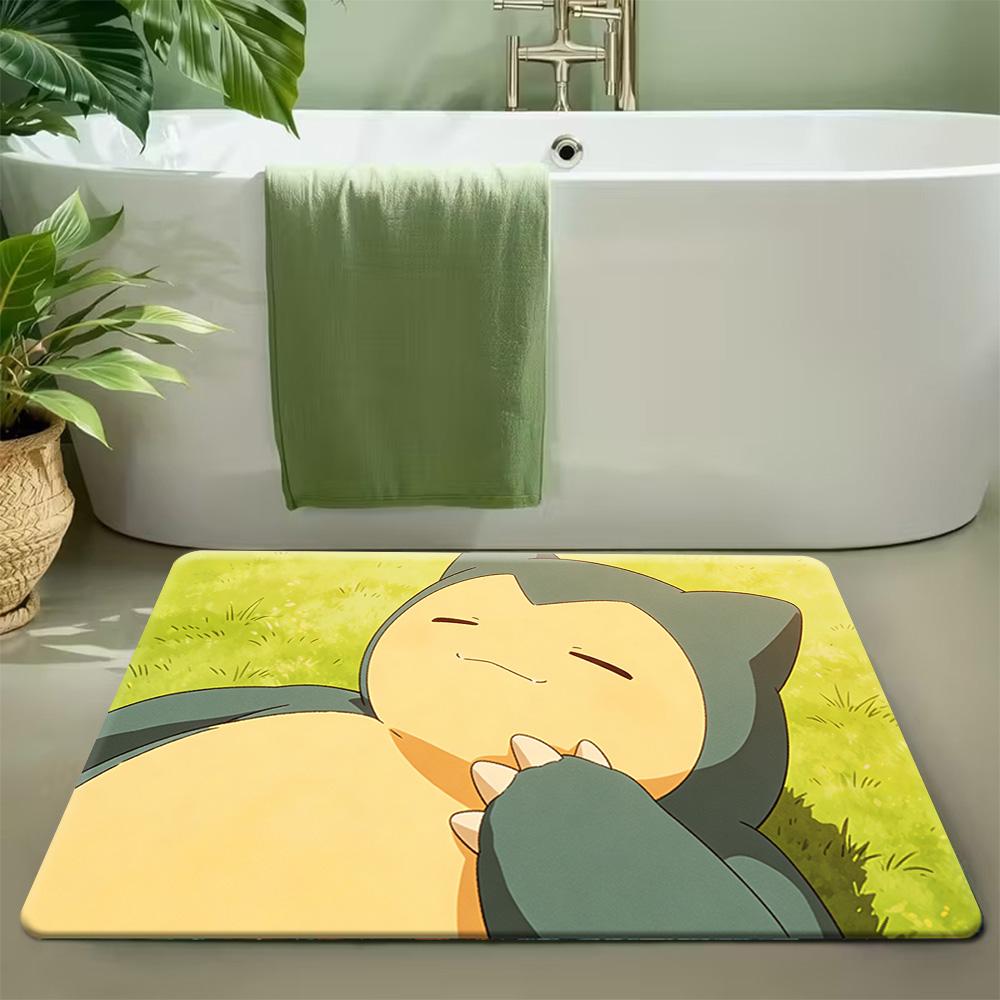 Pokemon Clefairy Night Sky Print Non-Slip Doormat, Absorbent Soft Floor Mat for Home Decor 40x60cm