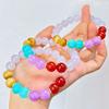 Retro Natural White Chalcedony Tiger'S Eye Design Bracelet Bracelet