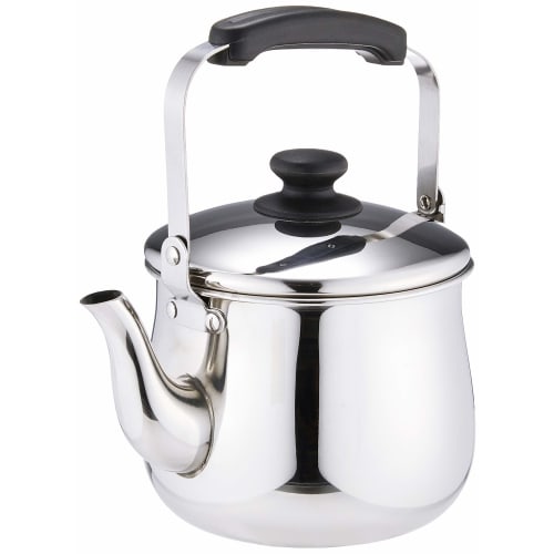 Waco Trading Kettle, Silver, 205 x 145 x 220 mm, Wide Mouth, 1.5L, Induction Compatible, Stainless Steel, Elmer's H-1992