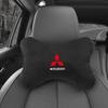 Car Neck Pillow Car Safety Headrest Cover Auto Seat Belt Shoulder Pads for Mitsubishi ASX Pajero Outlander EVO Lancer EX