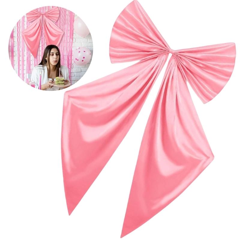 Sophisticated Big Pink Bowknot Wall Decoration For Coquettes Birthday And Bachelorette Party Festival Home Decors