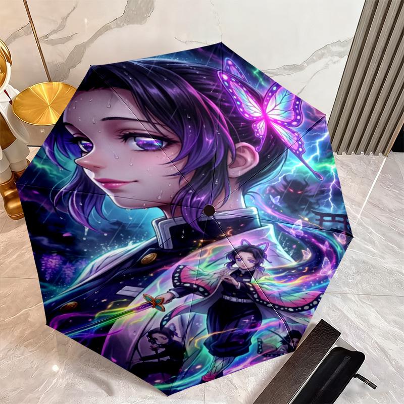 Japanese-style Cartoon Demon Slayer Kamado Tanjiro & Kamado Nezuko Umbrella Including Home Travel and Outdoor Activities Multi Functional Umbrella 27