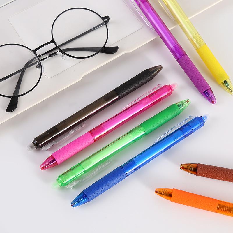 Color Erasable Neutral Pen Press Pen High Value Erasable Pen Painting Supplies Stationery