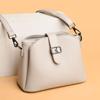Luxury Small Bucket Handbags Women New Solid Color Shoulder Bags Designer High Quality PU Leather Brand Women's Crossbody Purses