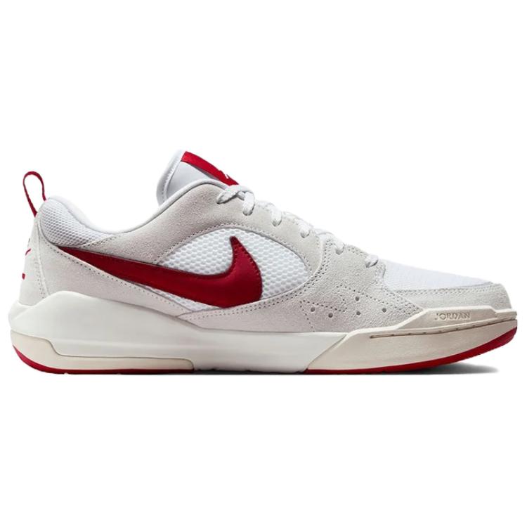 Jordan CMFT Era Abrasion Resistant Low Top Vintage Basketball Shoes Men's Beige Red Jordan HJ6777-116