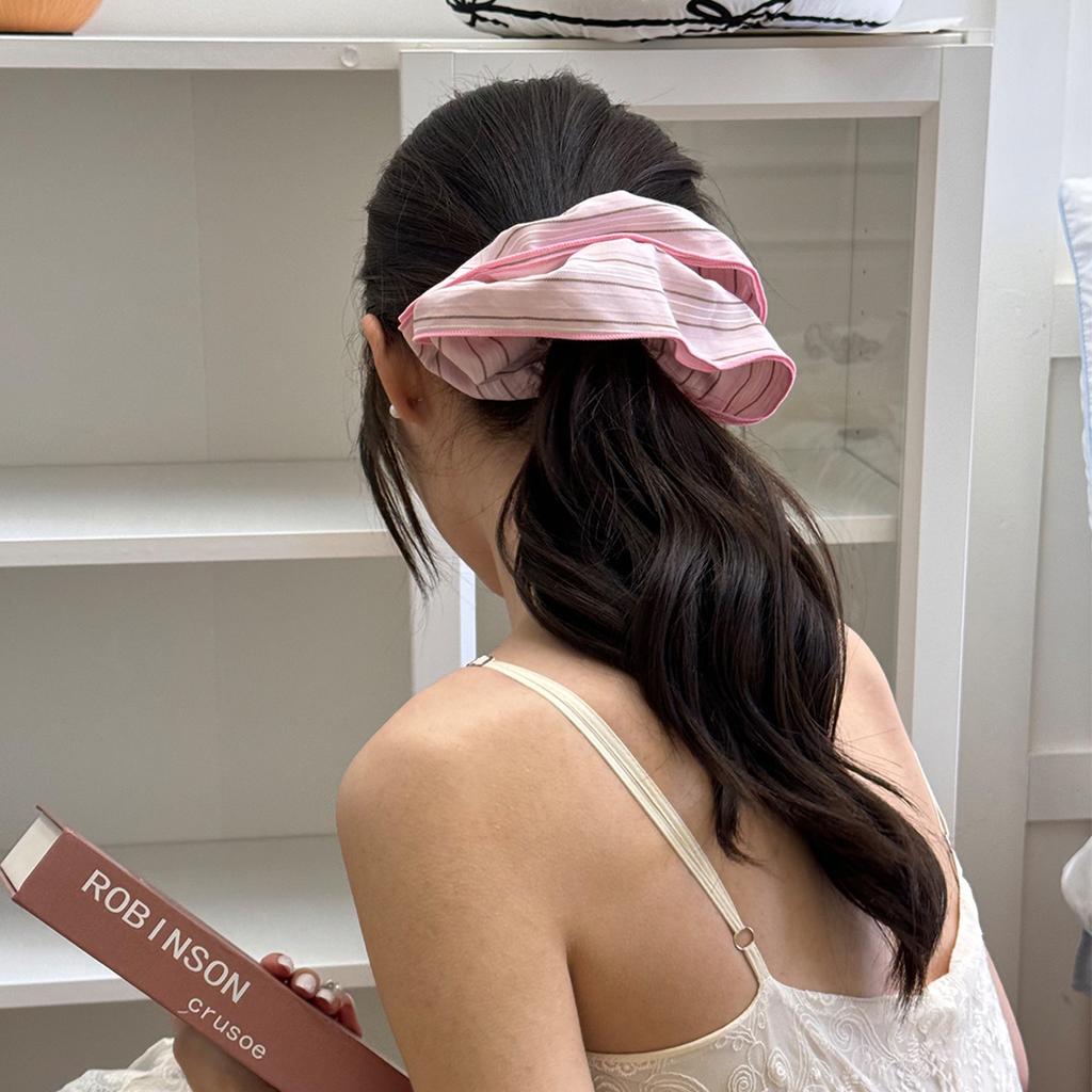 Large korean hair accessories rubber band for women girl elastic ties makeup cute leading fashion popular Kawaii sweets kpop new
