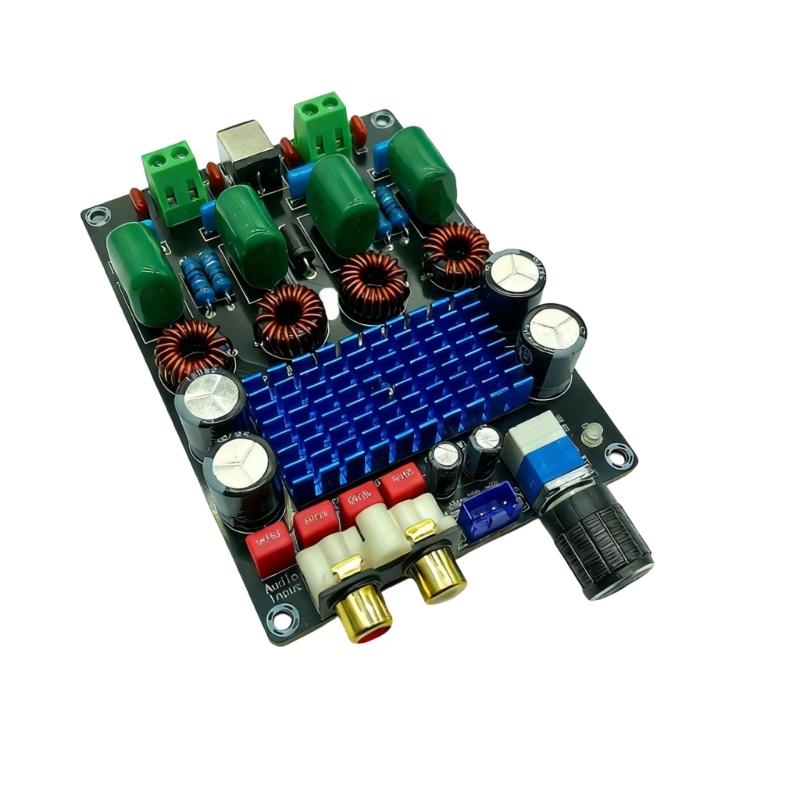 

XH-M590 2×100W Double Channel Stereo Auditory Amplifier Module DC12 24V Input Compatibles 2-8Ohm Speakers 1