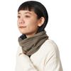 Reversible Neck Warmer X UV Protection Hat Organic In Care Hat for Medical Use [CHARM] 3-Way (Free Size/Unisex/Brown Navy) (100% Cotton/Made Japan)