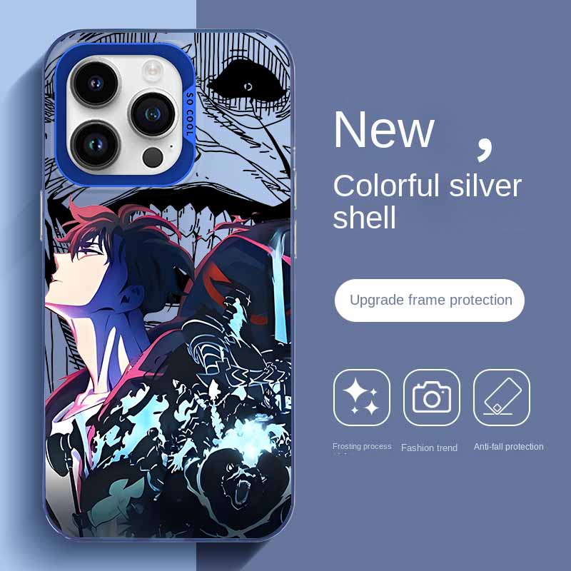 Custodia per Telefono Anime Solos Levelings per Samsung Galaxy S26 S25 S24 S23 S22 S21 S20 Note20 FE Ultra Edge Plus 4G 5G Anti Caduta Opaca