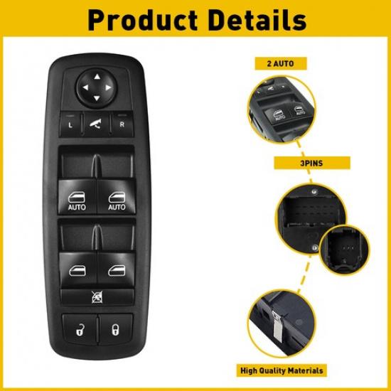 Master Power Window Switch For 2012-2016 Chrysler Country Town Grand Caravan
