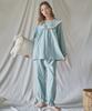 Ilusida [W] Fleece-Lined Mint Lace Lovely Women'S Sleepwear Set