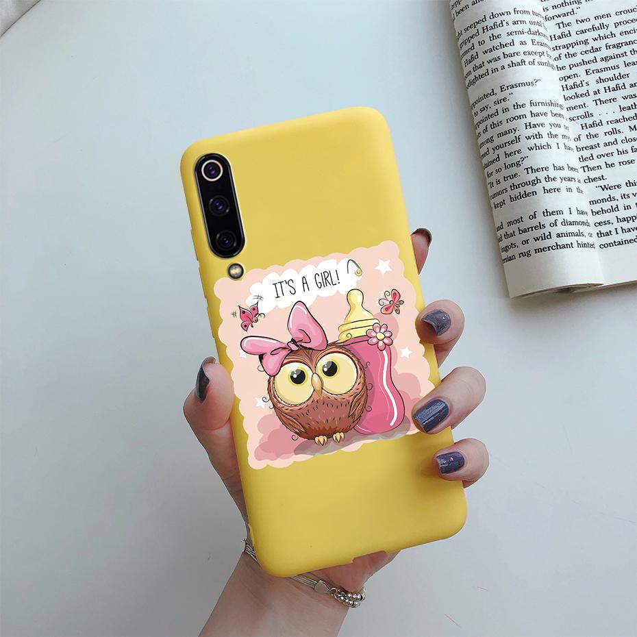 For Xiaomi Mi 9 SE Mi 9 Lite Case Soft Flower Painted Silicone TPU Cover Phone Case For Xiomi Xiaomi Mi 9 Mi9 SE Lite 9SE Cases
