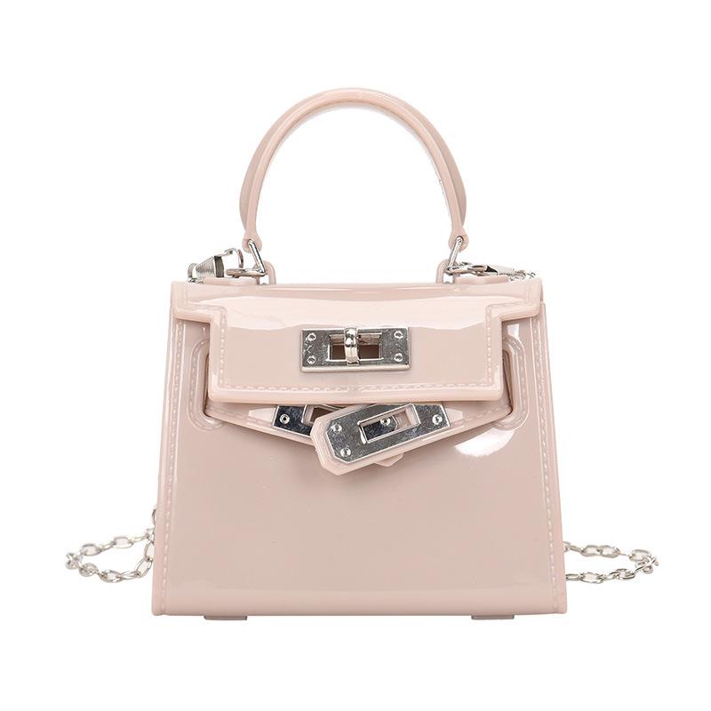 

2025 Милая мини-желейная сумка кроссбоди и кошелек для мелочи для детей абрикосовый