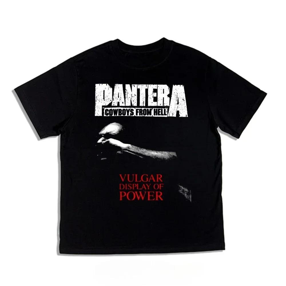 

2026 Roll Pantera Pandora Band Printed T-shirts Pure Cotton Short Sleeve Fashion Brand High Quality Luxury Brand Selling Popular 4XL