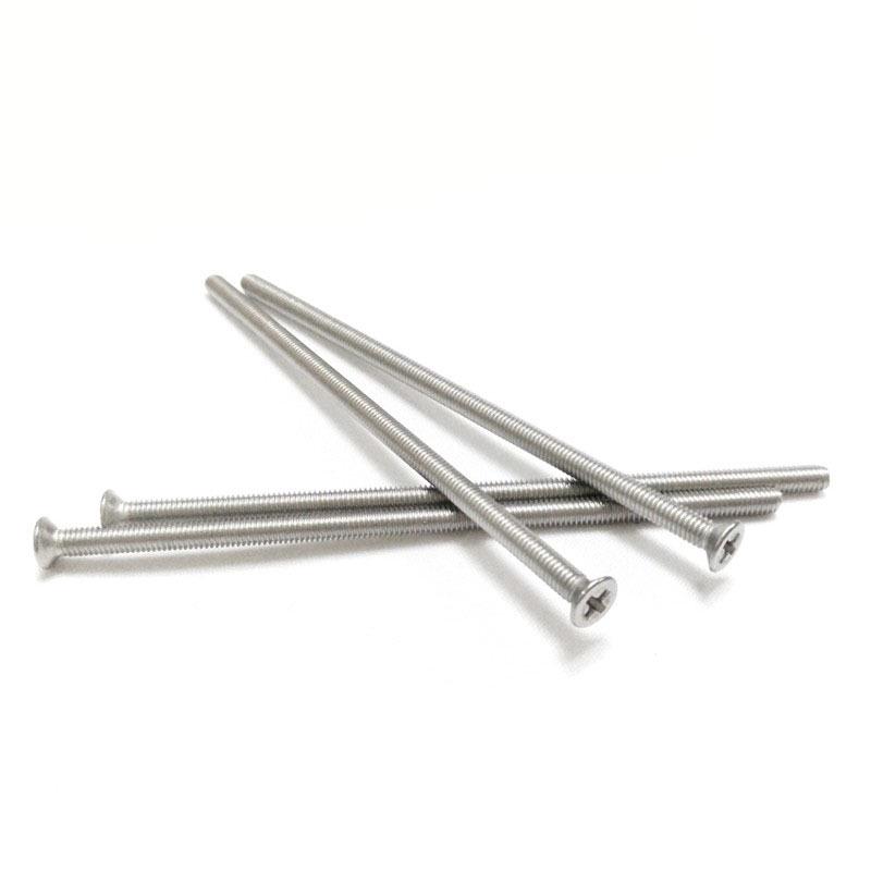 304 Stainless Steel Phillips Flat Head Machine Screw - M8/M10 in Various Lengths
