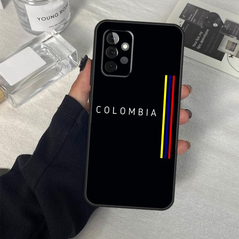 Colombia Flag Case For Samsung Galaxy A54 A34 A14 A36 A56 A06 A13 A53 A32 A12 A22 A52 A35 A17 A16 A55 A15