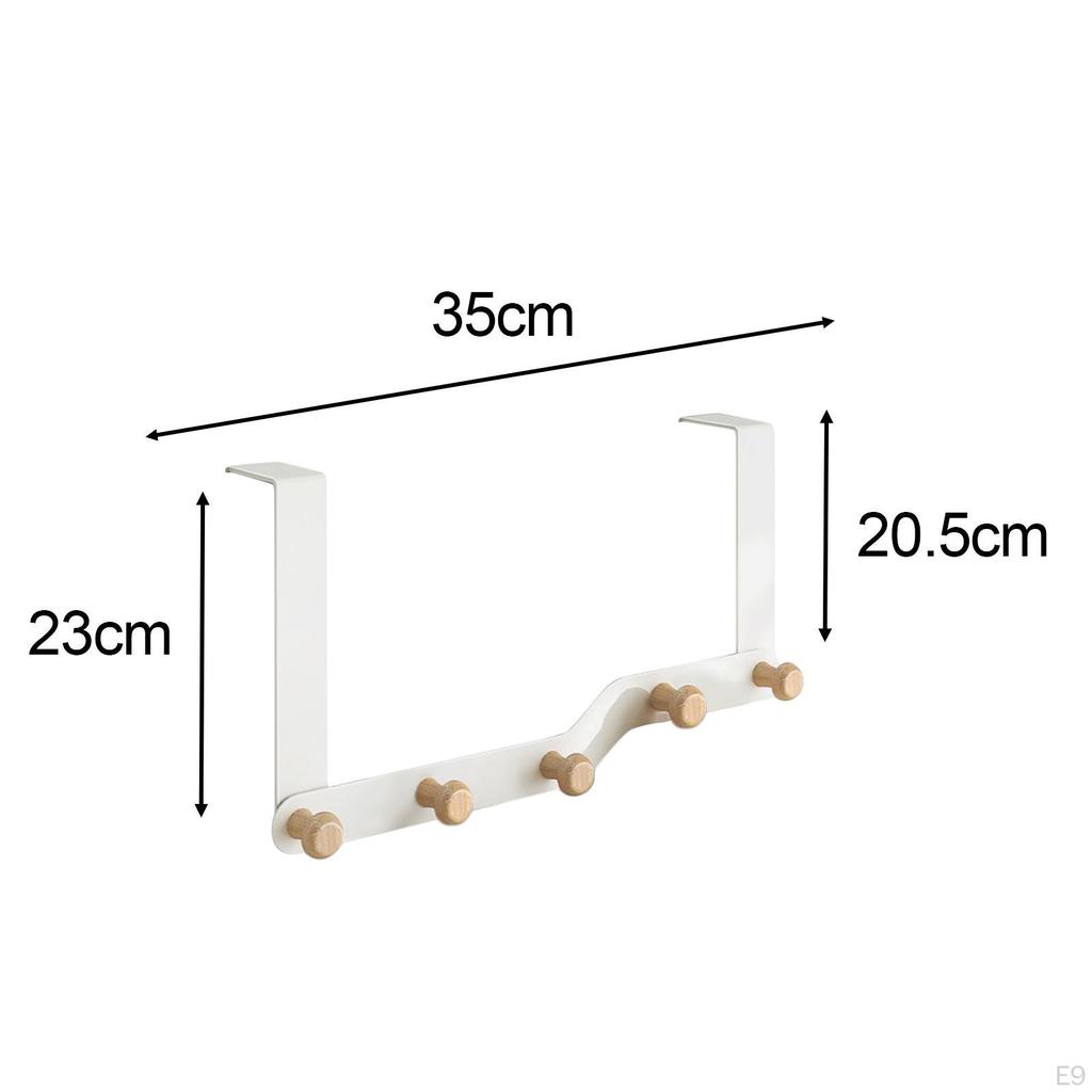 Back Door Hook, Wall Organizer, Hanging Hook with Coat Rack, for Bathroom, Belt,