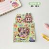 5pcs/pack Labbubu DIY Stickers Creative Cartoon Sticker DIY Scrapbook Diary Cup Aesthetic Sticker School Diy Handbook Stationery