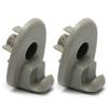2X For 05-12 Jeep Liberty & Dodge Nitro Sun Visor Clips Retainer Replacement