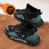 Men's Shoes Winter New Velvet Warm Outdoor Cold Waterproof Work Cotton Shoes High Top Leisure Sports Heightening Board Shoes