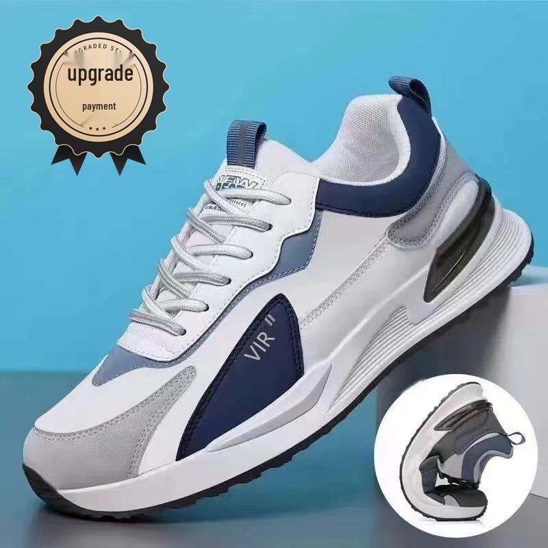 

Men s Breathable Mesh Sneakers - Comfortable, Versatile, Thick-Soled Casual Running Shoes 43