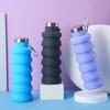 Collapsible Water Bottle Silicone Bottles  Portable Silicone Water Bottle Retractable Folding Bottle Outdoor Travel Tools