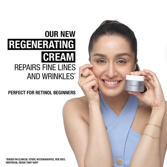 Neutrogena Visible Repair Retinol Tages- & Nachtcreme: Kurbelt Kollagen für Anti-Aging, Falten, feine Linien an 50g