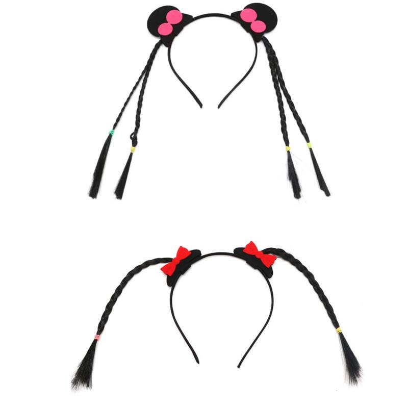 Personalized Halloween Arrow Headband & WiFi Exclamation Hair Clip for Braids