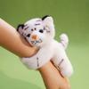 Cute White Tiger Pop Circle Plush Toy Doll Little Tiger Doll Pat Bracelet Children's Doll Doll