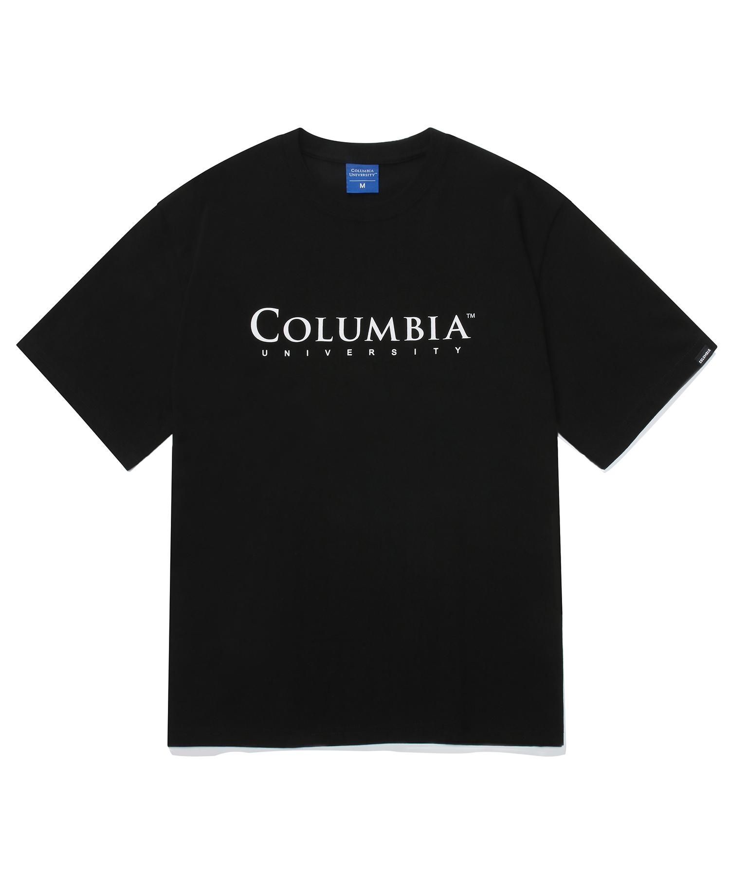 Футболки Columbia University Cu Signature с большим логотипом Черные L