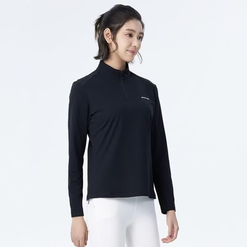 SCALER Women's Stand-Collar Long-Sleeve T-Shirt